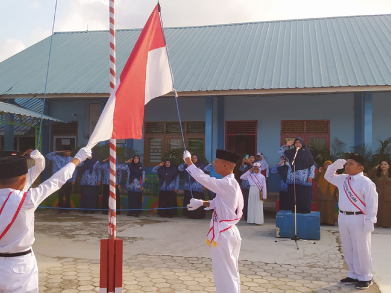 Upacara Memperingati HUT RI ke 77