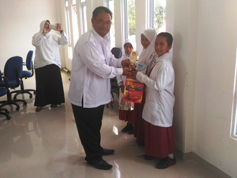 Dokter kecil Siswa SD Negeri 005 mewakili ke Tingkat Kabupaten